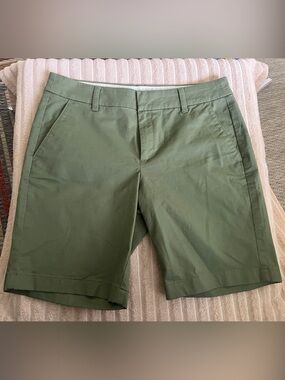 J. Crew Olive Green Bermuda Shorts
